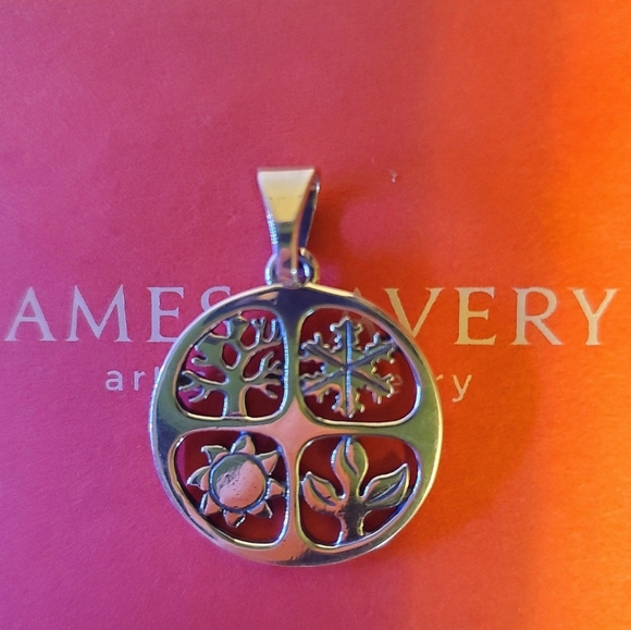 James Avery Retired Four Seasons Pendant - Picture 1 of 5